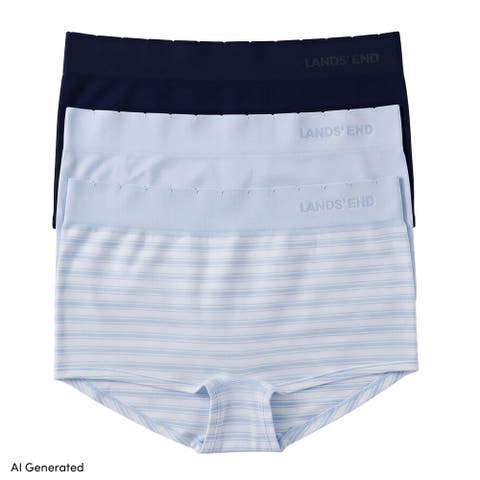 Mid Rise Boyshort Soft Fit Seamless 3 Pack Panties