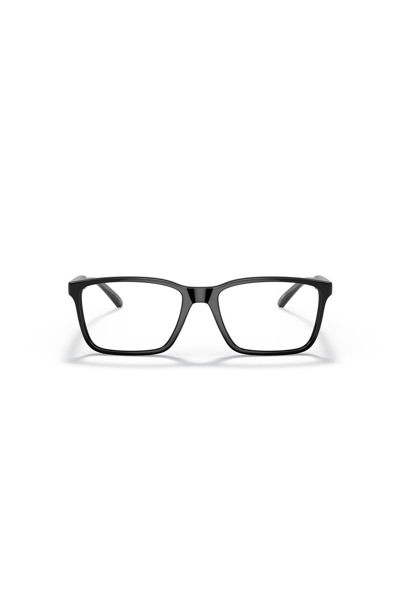 54mm Rectangle optical glasses, Alternate, color, Black