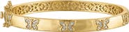 FZN Kids' Butterfly Cubic Zirconia Pave Bracelet