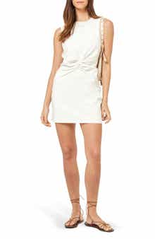 LSPACE Danika Front Twist Cotton Minidress