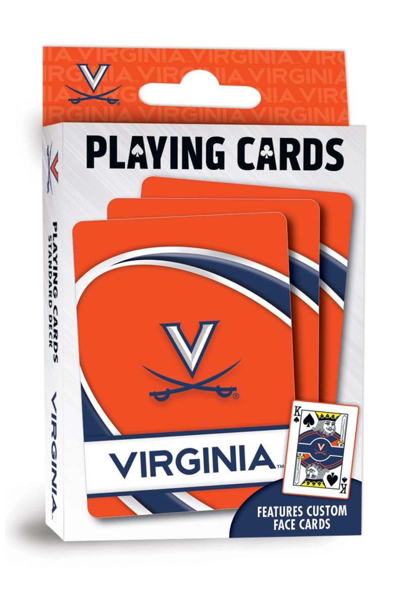 Virginia Cavaliers Playing Cards, Main, color, Multicolor