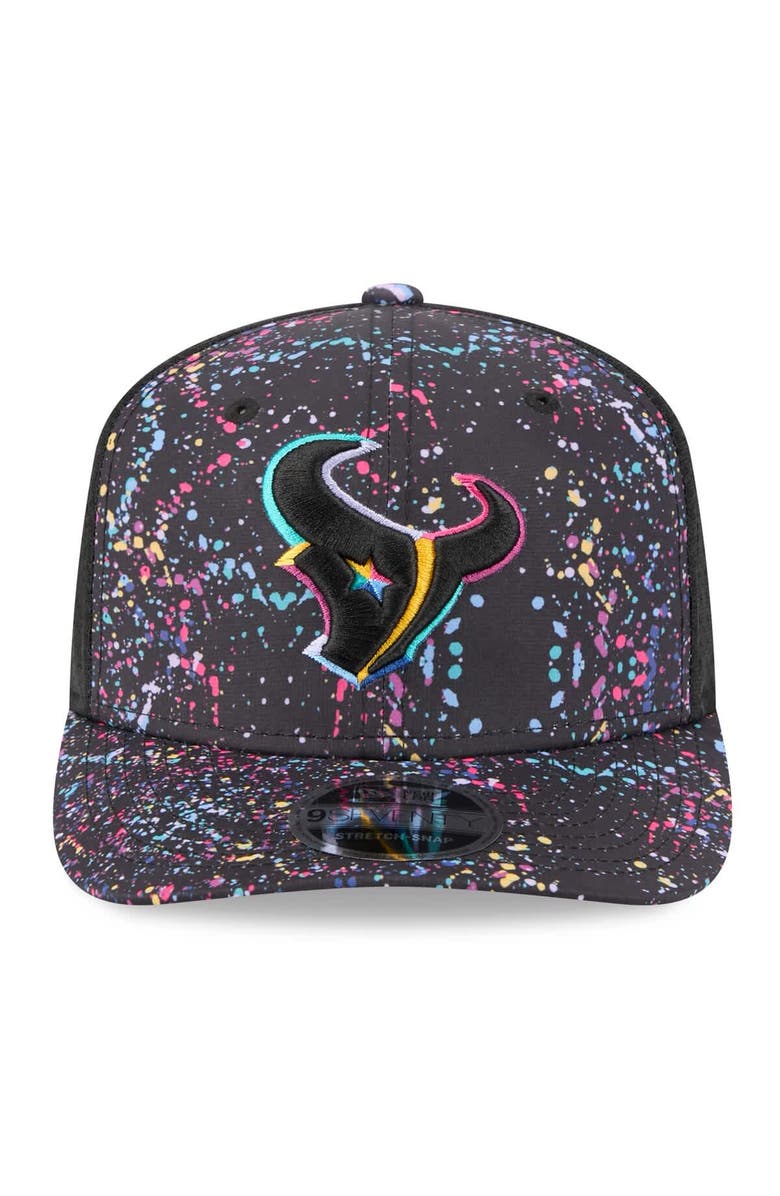 New Era Men
s New Era Black Houston Texans 2025 NFL Crucial Catch 9SEVENTY Adjustable Hat, Alternate, color, Black