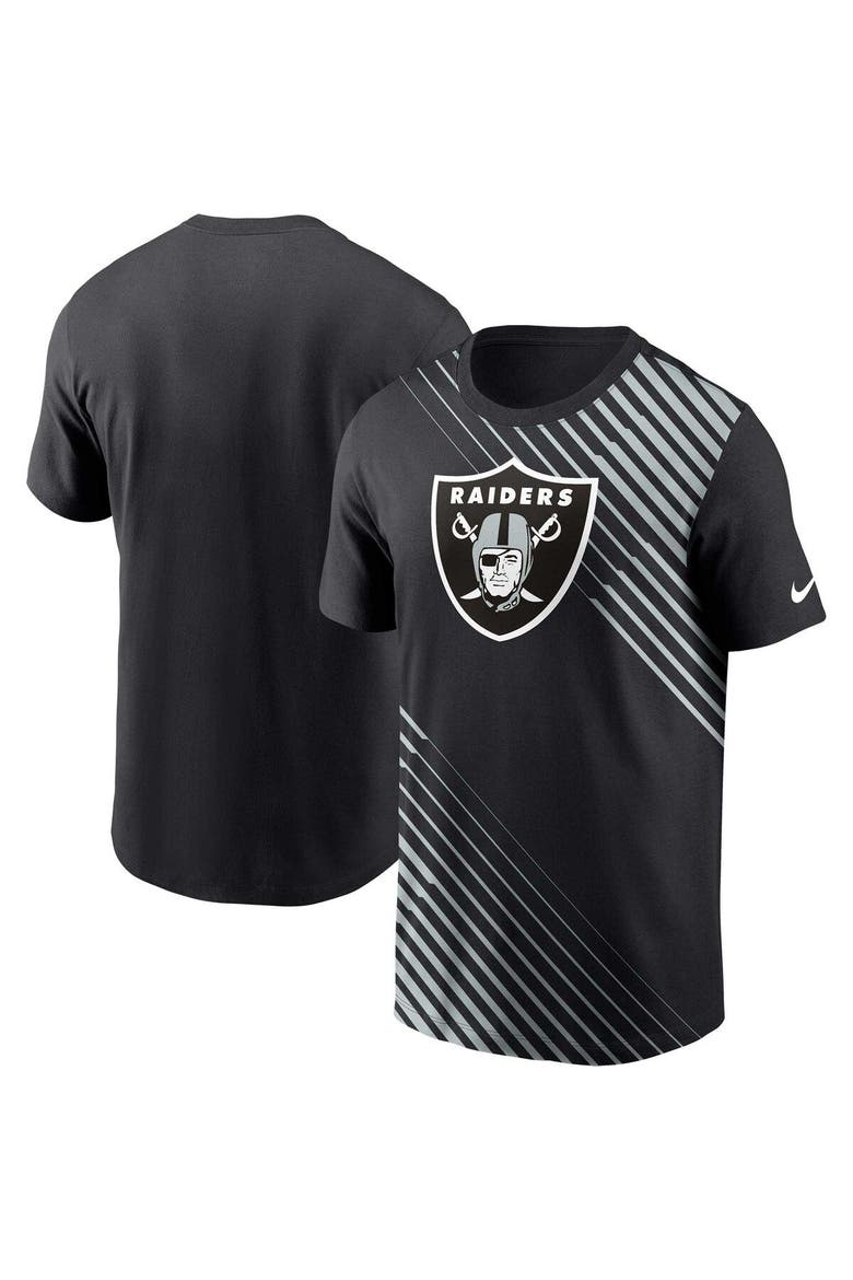 Men's Nike  Black Las Vegas Raiders Yard Line Fashion Asbury T-Shirt, Main, color, Black