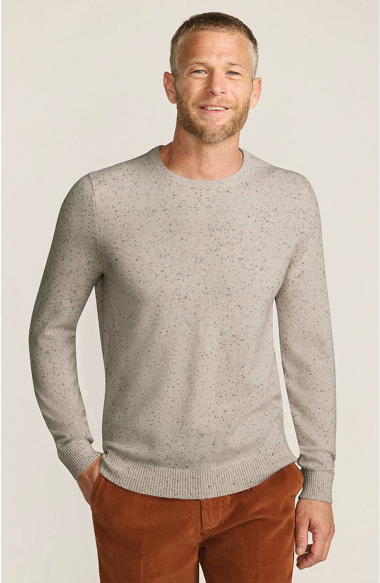 Lands' End Fine Gauge Cashmere Sweater, Main, color, Solstice Donegal