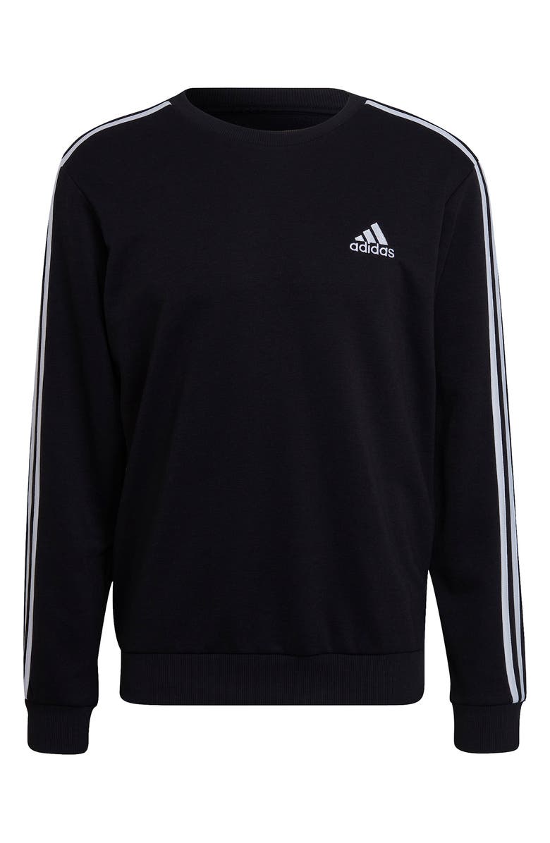 adidas Essentials Fleece 3-Stripes Sweatshirt, Main, color, 