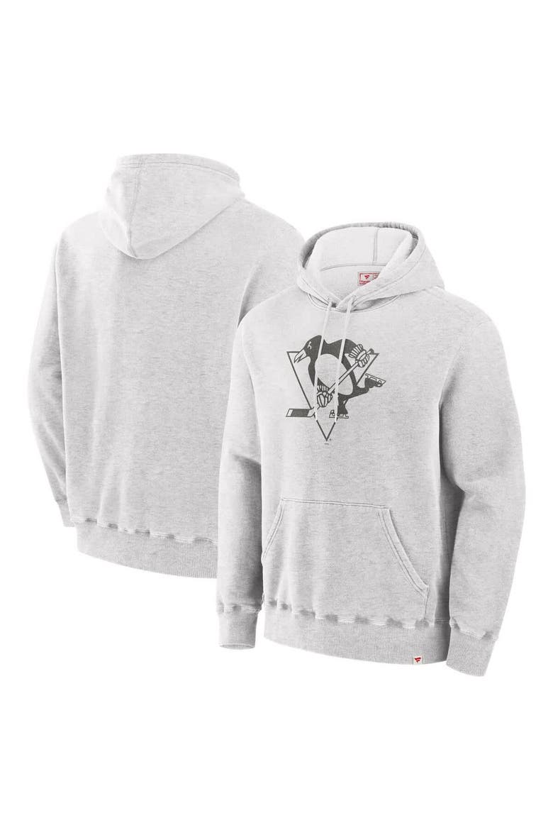 Men's Fanatics Cream Pittsburgh Penguins Made in Canada Pullover Hoodie, Main, color, Cream
