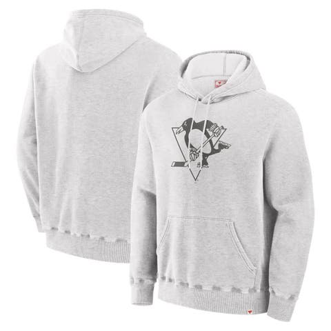 Men's Fanatics Cream Pittsburgh Penguins Made in Canada Pullover Hoodie
