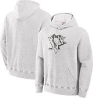 FANATICS Men's Fanatics Cream Pittsburgh Penguins Made in Canada Pullover Hoodie