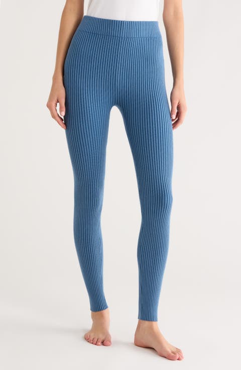 Cottonsilk™ Organic Cotton Blend Rib Leggings
