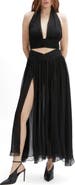 Bardot Amerie Halter Crop Top