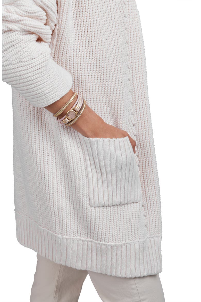 Cozy All Weather Boyfriend Cardigan, Alternate, color, IVORY