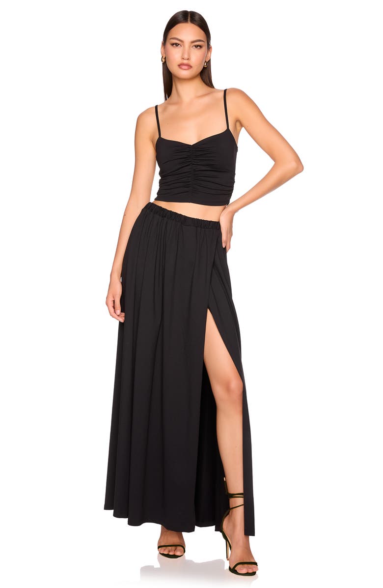 Susana Monaco Side Slit Maxi Skirt, Alternate, color, 