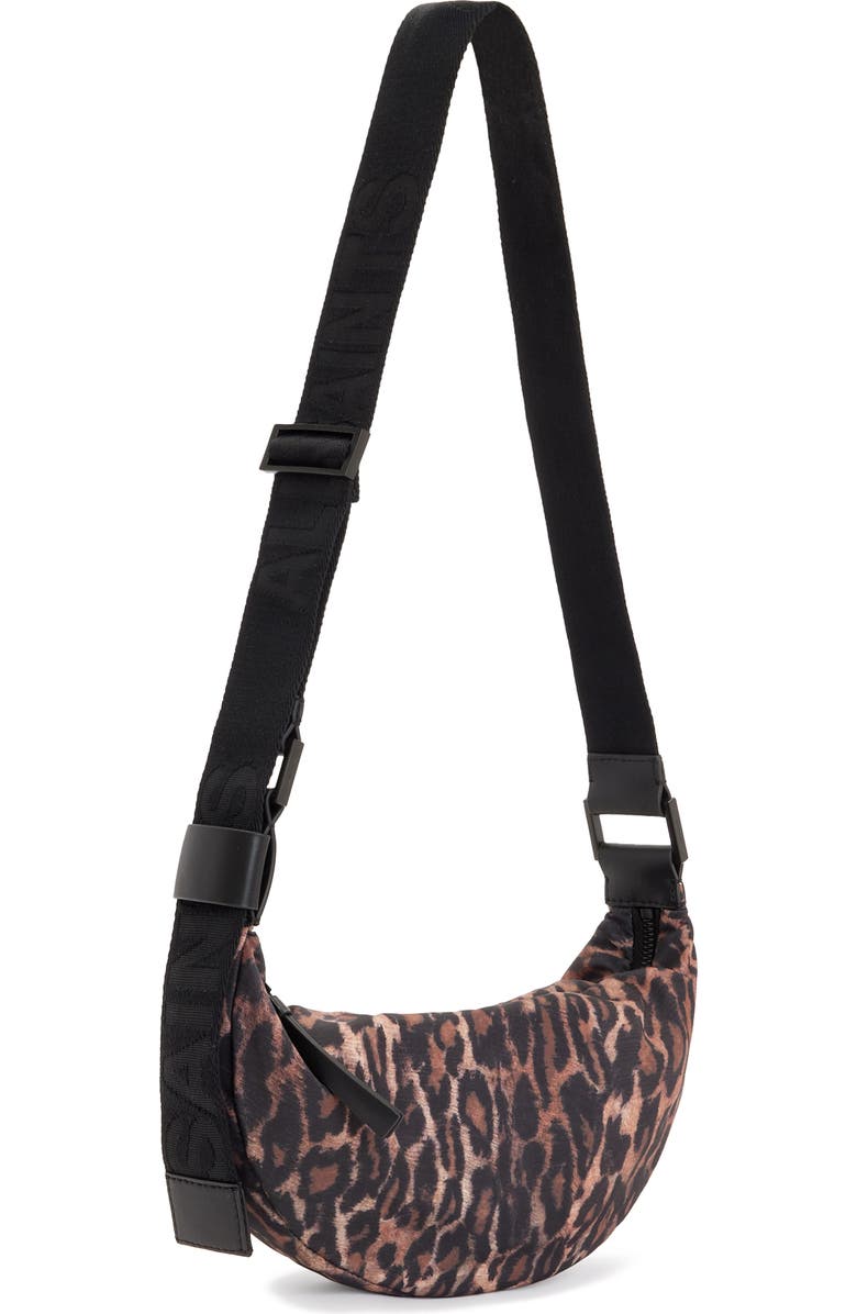 AllSaints Half Moon Crossbody Bag, Alternate, color,