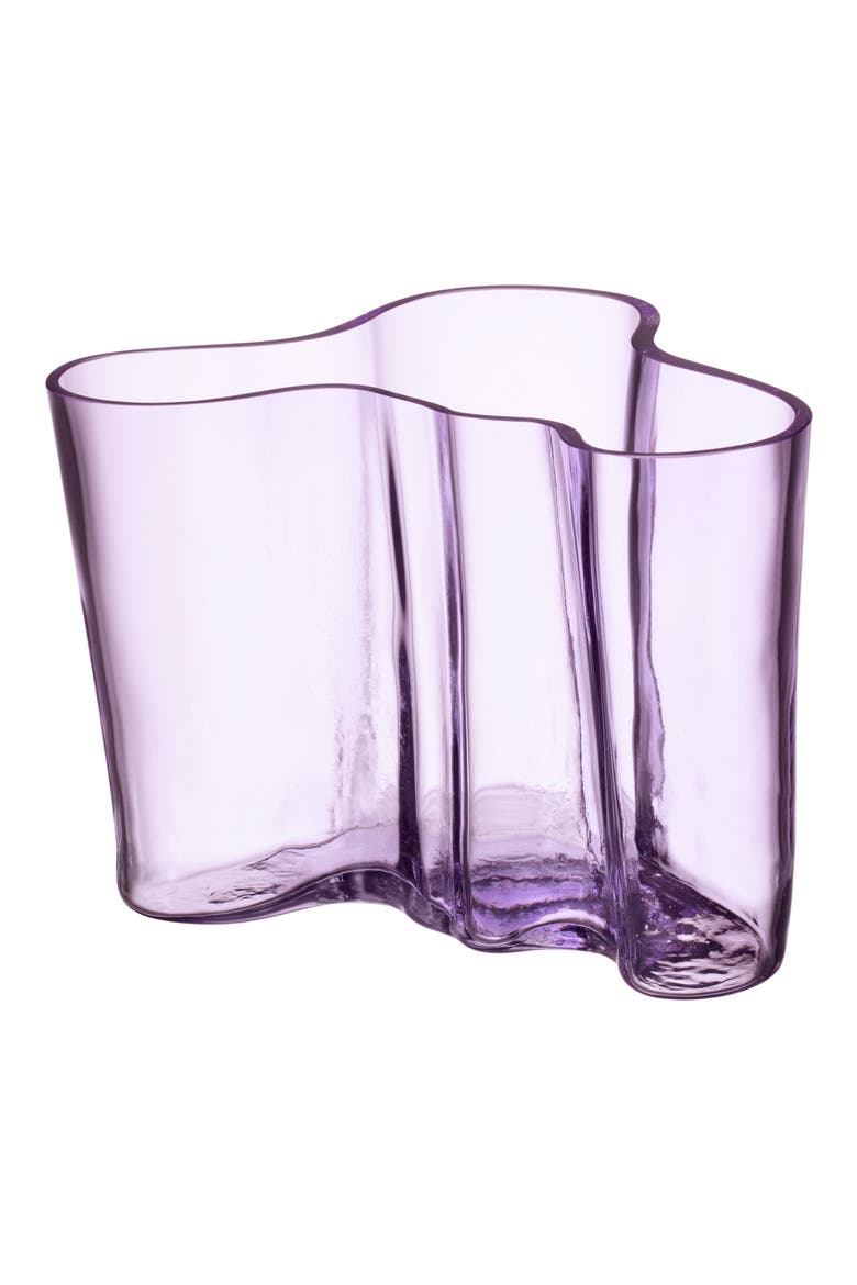 Aalto Glass Vase, Main, color, PURPLE