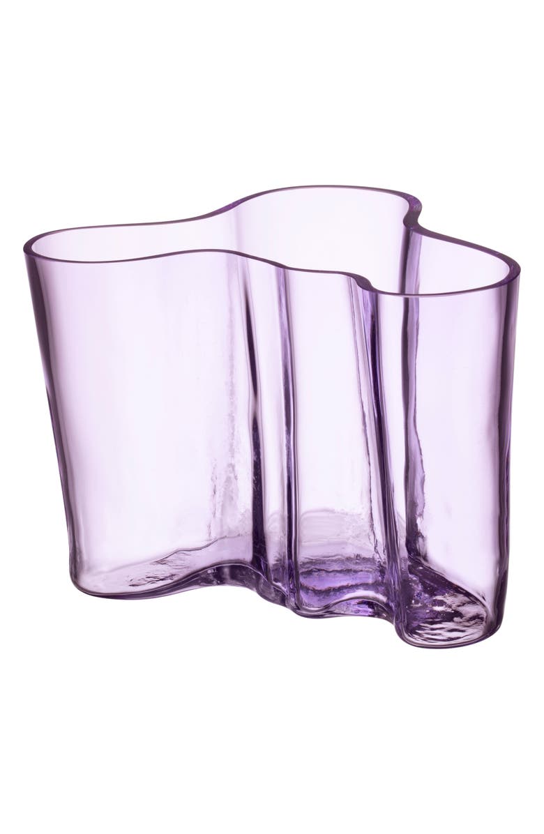 Iittala Aalto Glass Vase, Main, color, Purple
