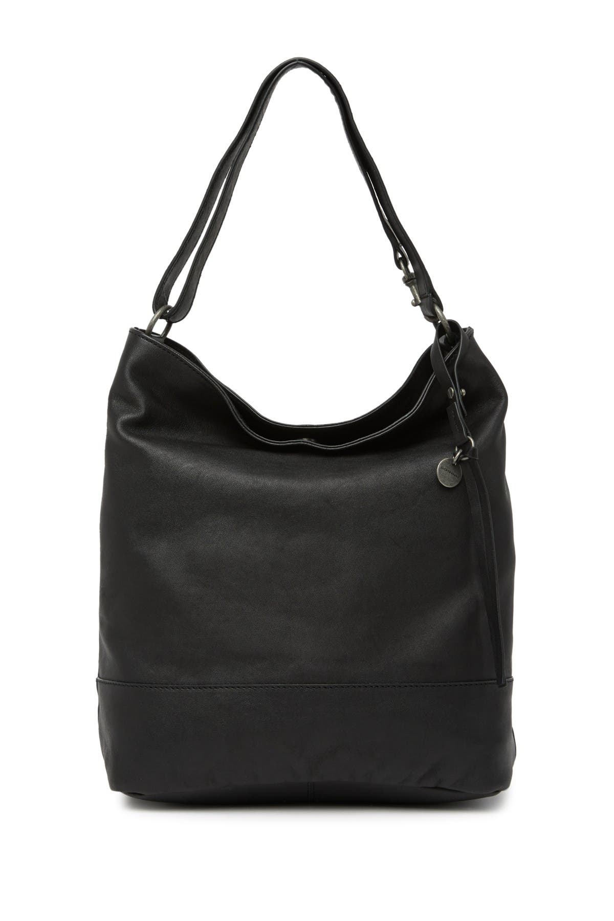 Lucky Brand Lina Leather Bucket Shoulder Bag, Main, color, 