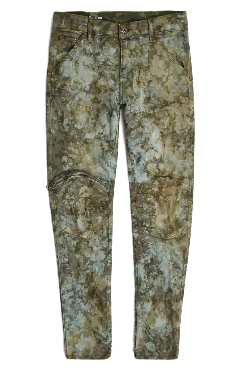 G-STAR 5620 3D Zip Knee Skinny Jeans, Alternate, color, Light Vintage Aged Destroy