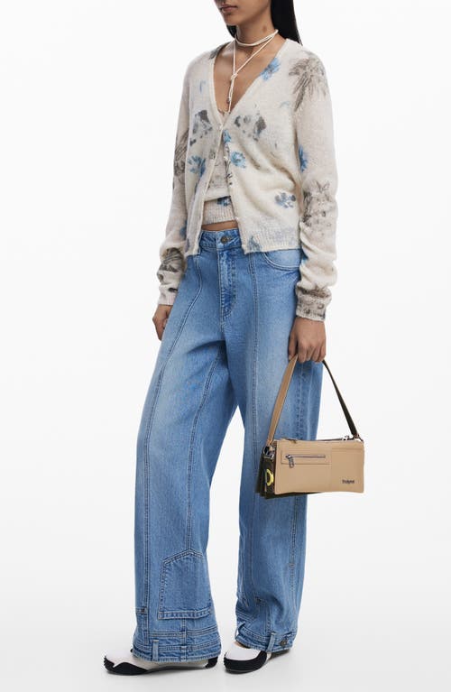 Desigual 2-in1 Shoulder Bag In Sand