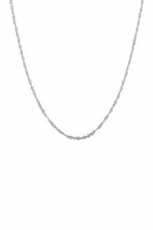 BEST SILVER Sterling Silver Singapore Chain 20"