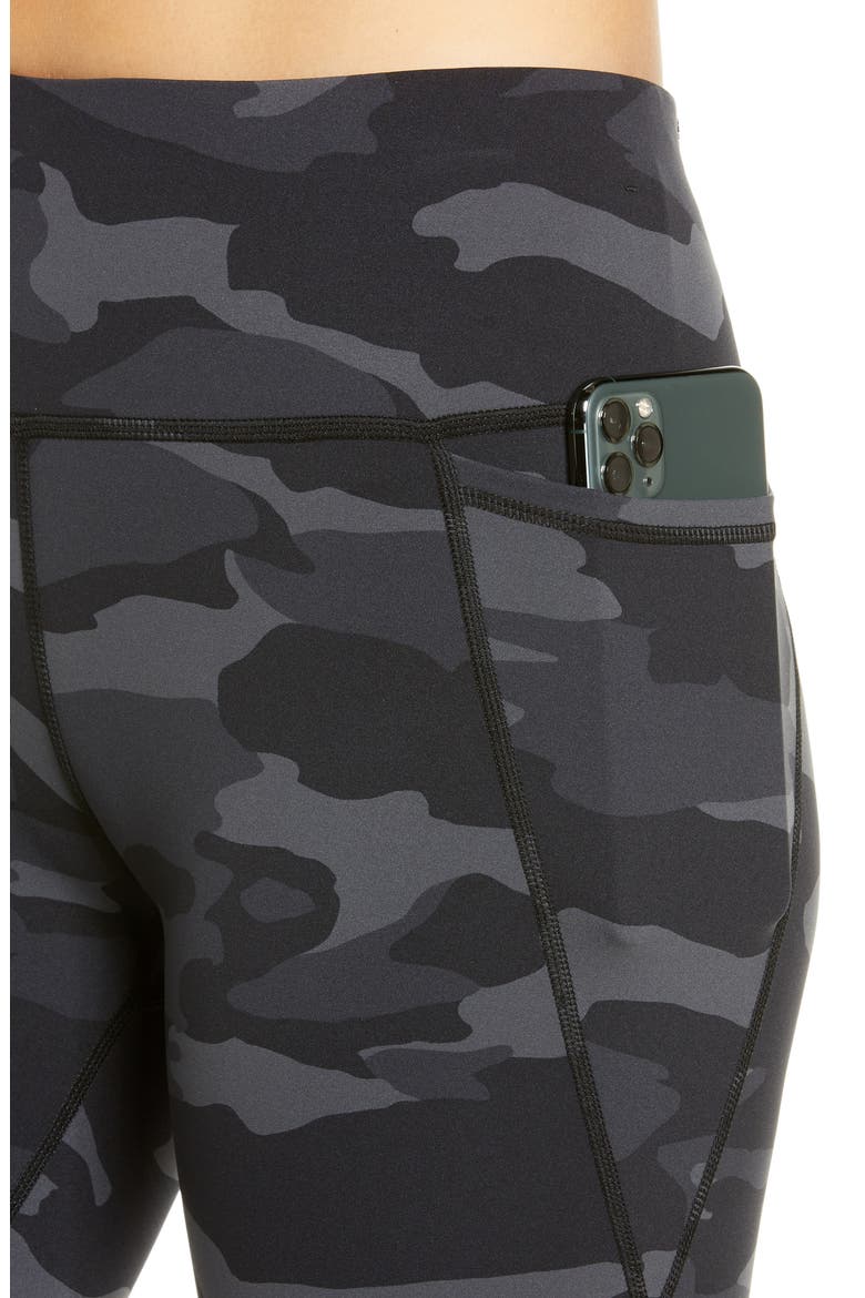 Power Workout Crop Pocket Leggings, Alternate, color, BLACK TONAL CAMO PRINT