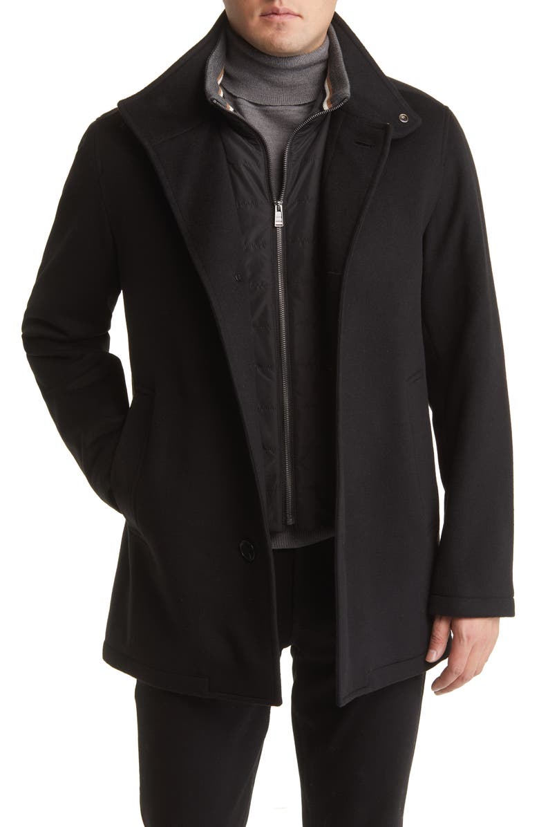 BOSS Coxtan Virgin Wool & Cashmere Coat, Main, color, 