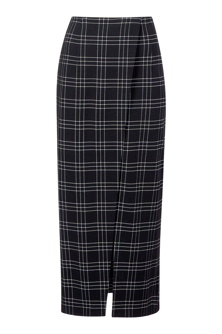 Amara Skirt - Knit Suiting, Alternate, color, Plaid
