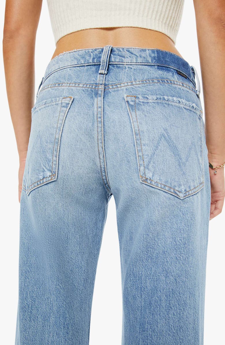 MOTHER The Bookie Nerdy Ripped Wide Leg Jeans, Alternate, color, Fafo