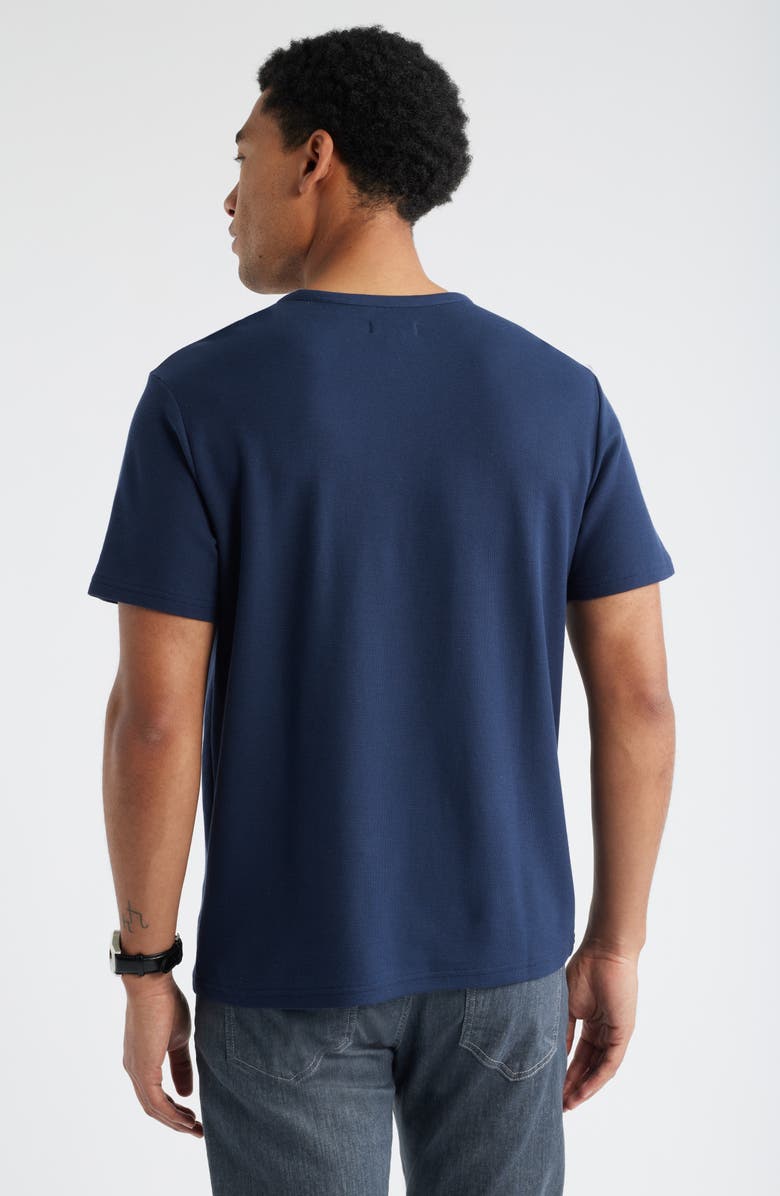 Nordstrom Short Sleeve Piqué T-Shirt, Alternate, color, Navy Still