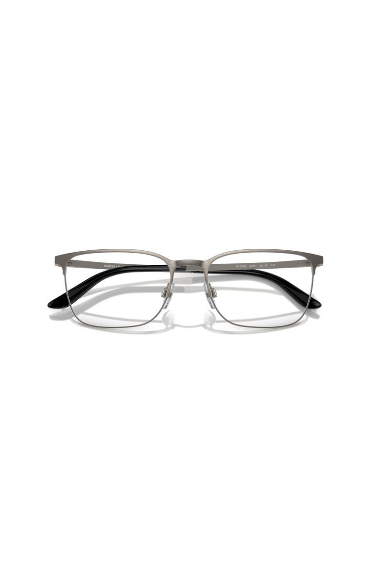 Giorgio Armani 53mm Square optical glasses, Alternate, color, Grey