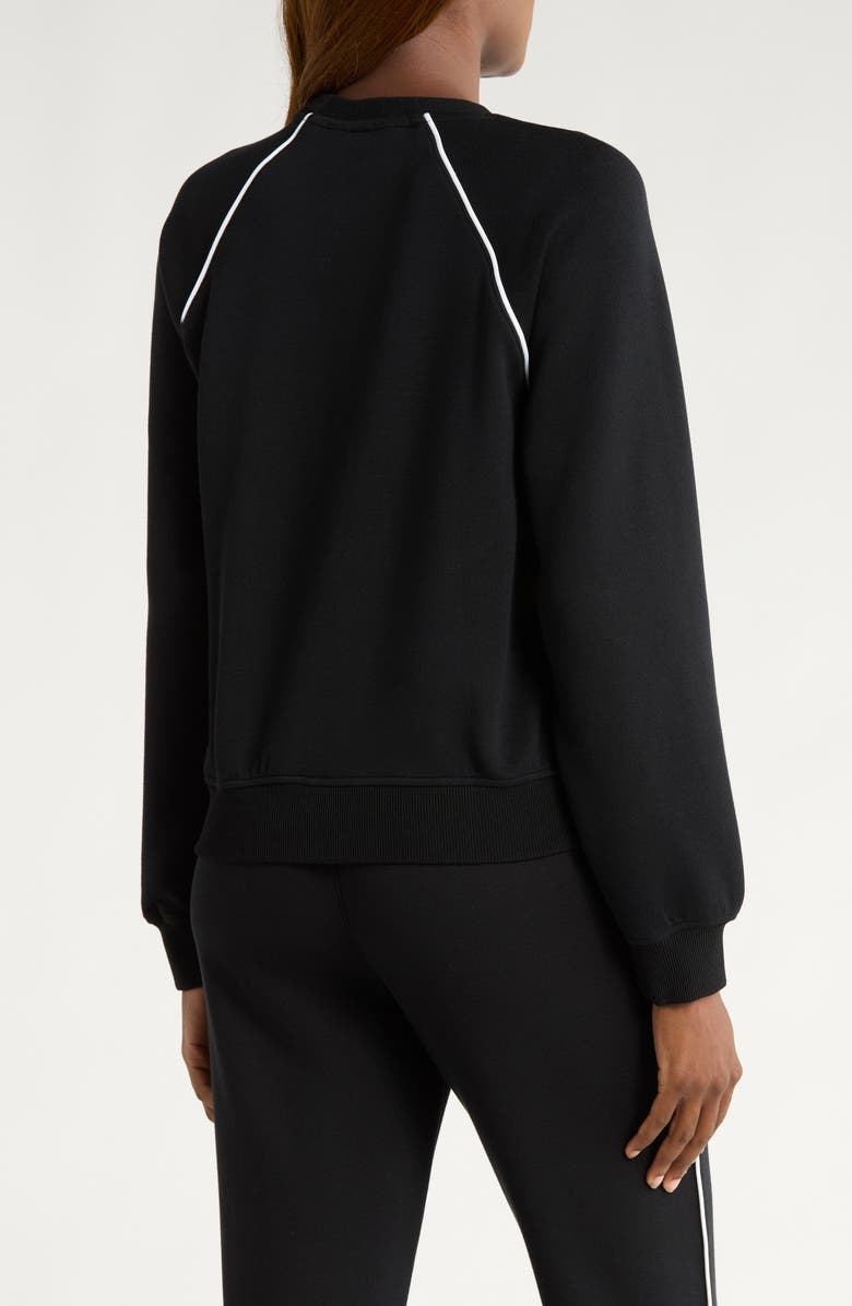 SPANX<sup>®</sup> Airpique Sweatshirt, Alternate, color, Very Black
