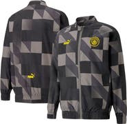 PUMA Men's Puma Black Manchester City 2022/23 Pre-Match Full-Zip Jacket