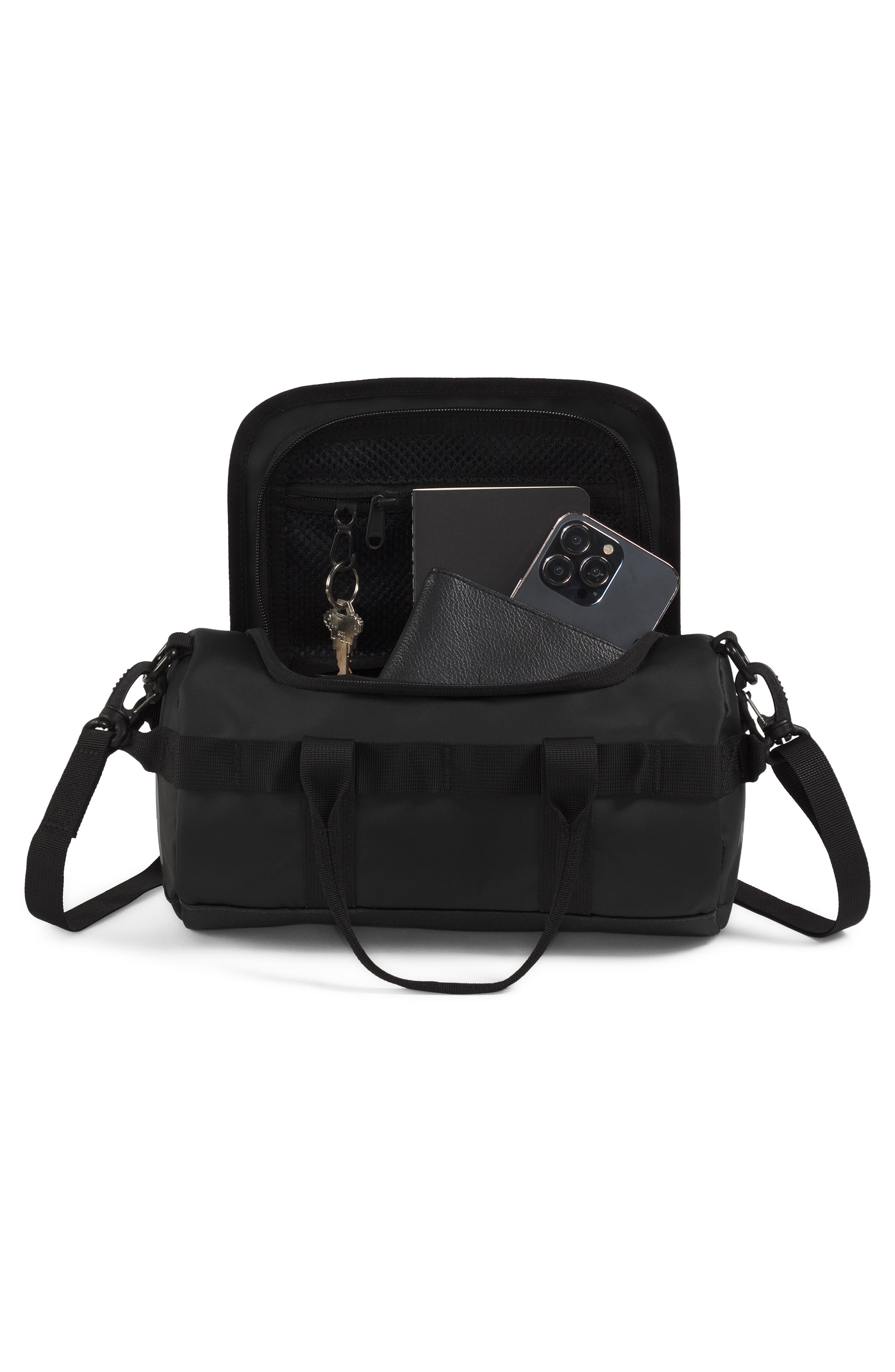 Base Camp Duffel Shoulder Bag, Alternate, color, TNF BLACK/ ASPHALT GREY