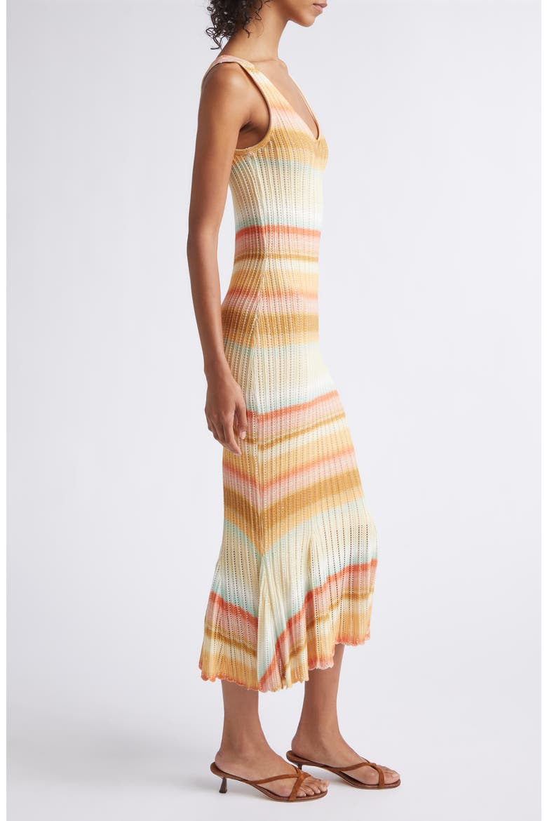 Edie Space-Dyed Dress, Alternate, color, SUNSET MULTI