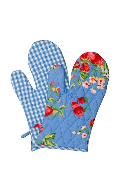 Strawberry Magic Oven Mitt, Set of 2