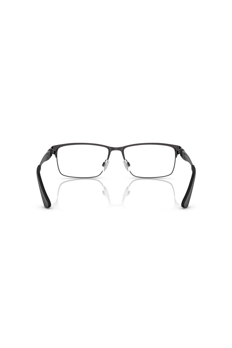 58mm Rectangle optical glasses, Alternate, color, Grey