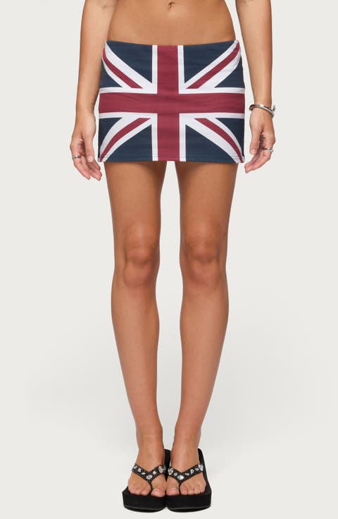 UK Lover Low Rise Miniskort