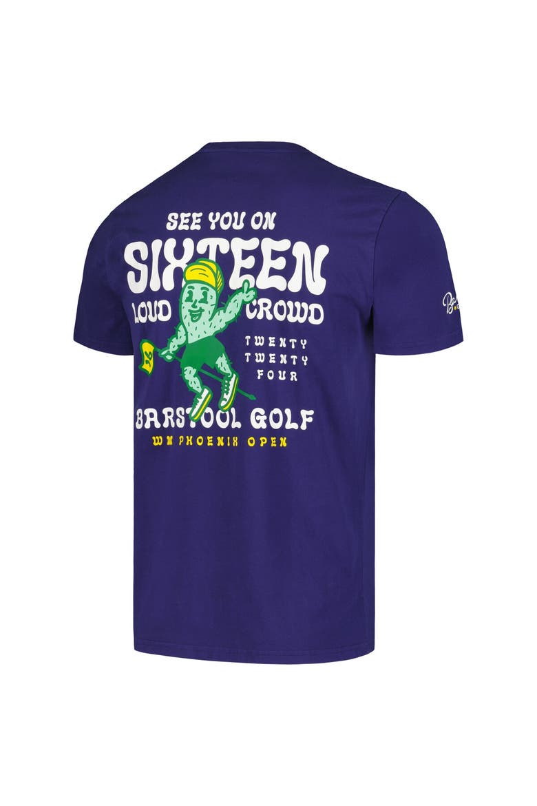 Men's Barstool Golf Navy WM Phoenix Open See You On Sixteen Cactus T-Shirt, Alternate, color, Navy