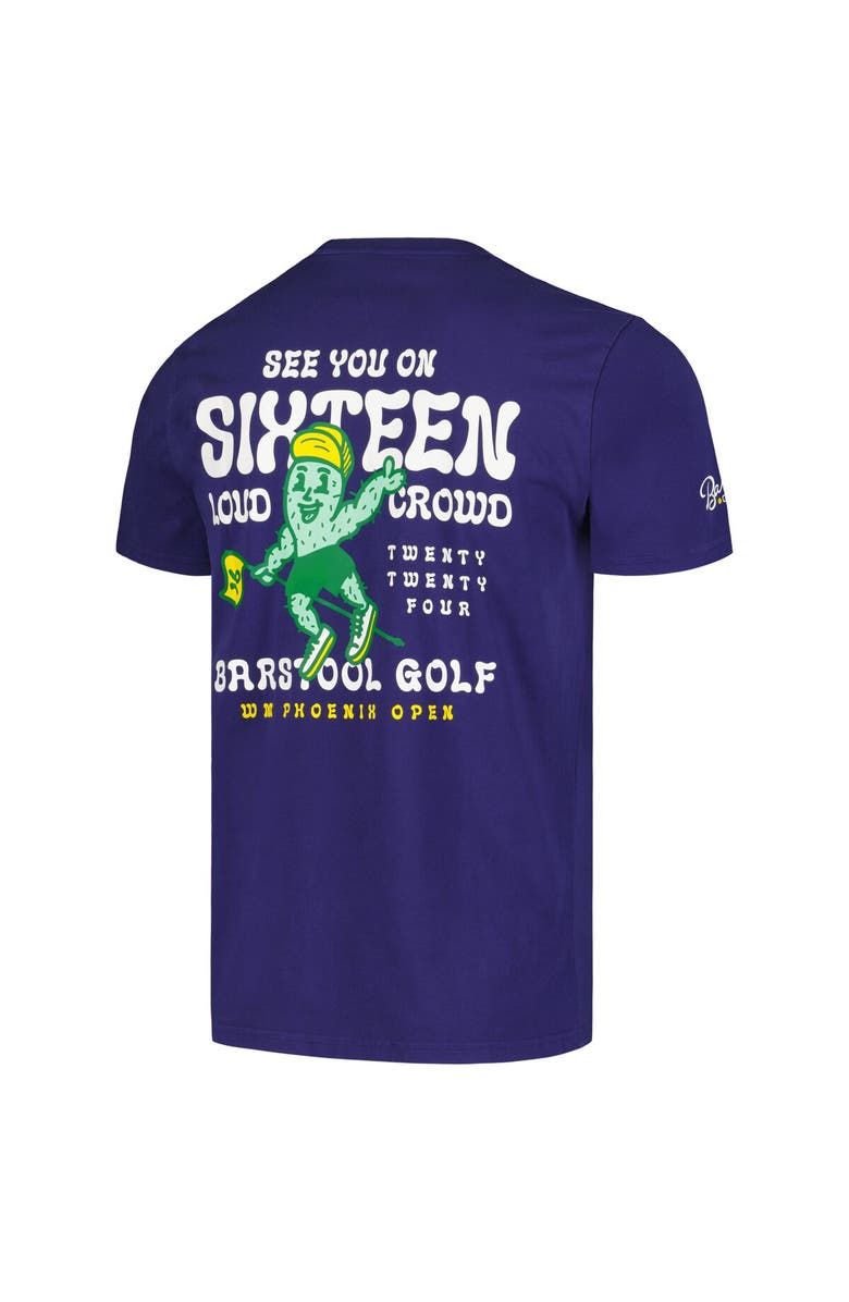BARSTOOL GOLF Men's Barstool Golf Navy WM Phoenix Open See You On Sixteen Cactus T-Shirt, Alternate, color, Navy