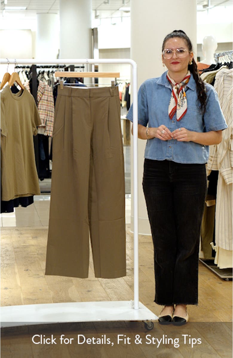 Tailored Straight Leg Pants, sales video thumbnail