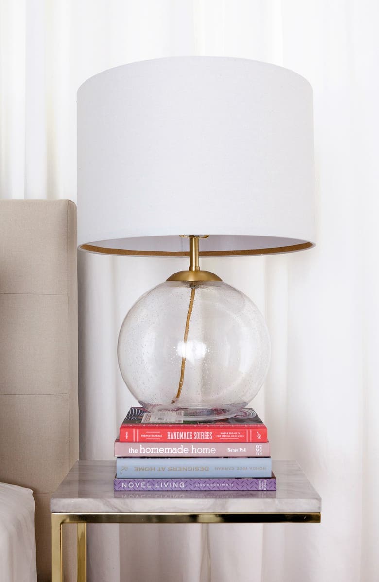 cupcakes and cashmere Seeded Glass Table Lamp, Alternate, color, 