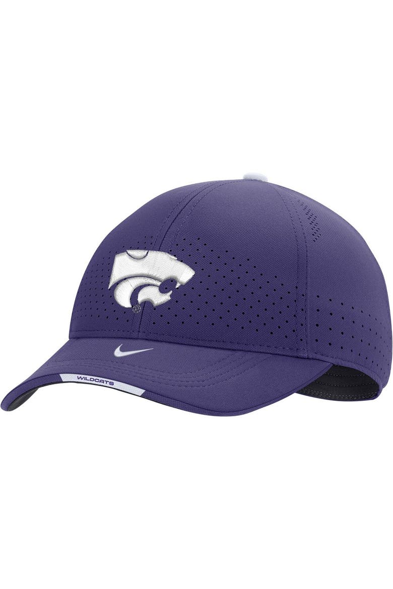 Men's Nike Purple Kansas State Wildcats 2023 Sideline Legacy91 Performance Adjustable Hat, Main, color, Purple