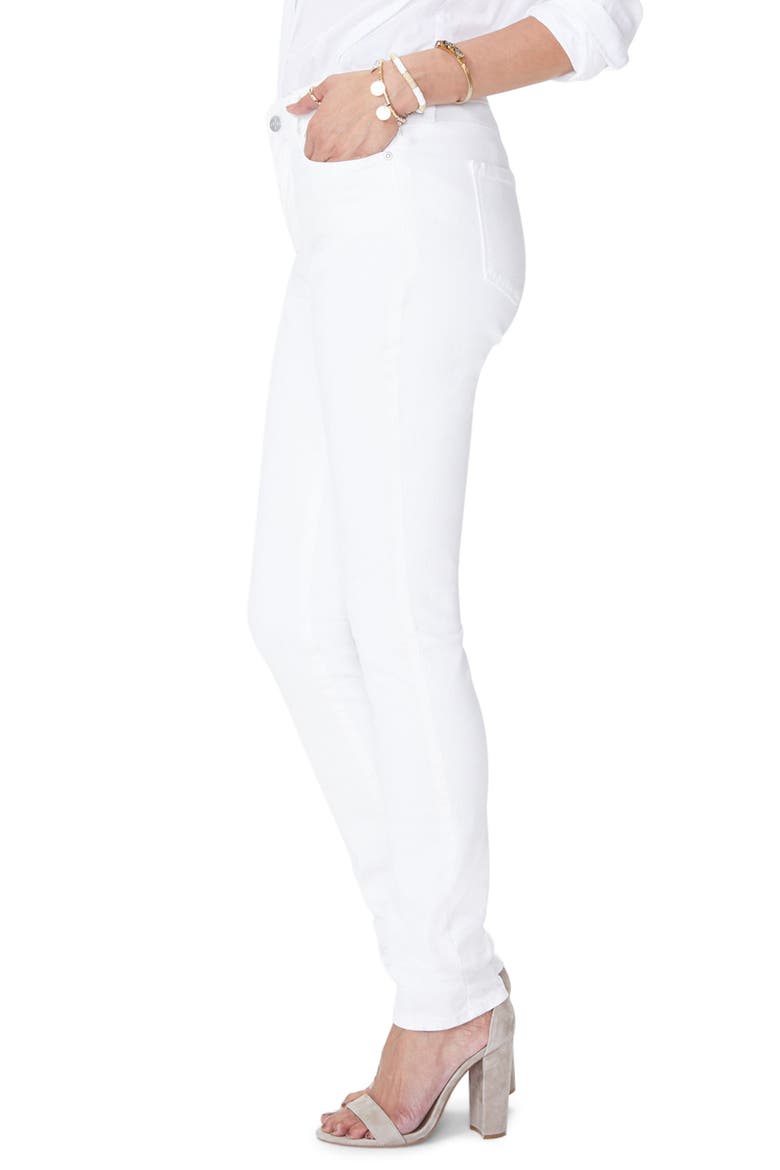 Marilyn Stretch Straight Jeans, Alternate, color, OPTIC WHITE