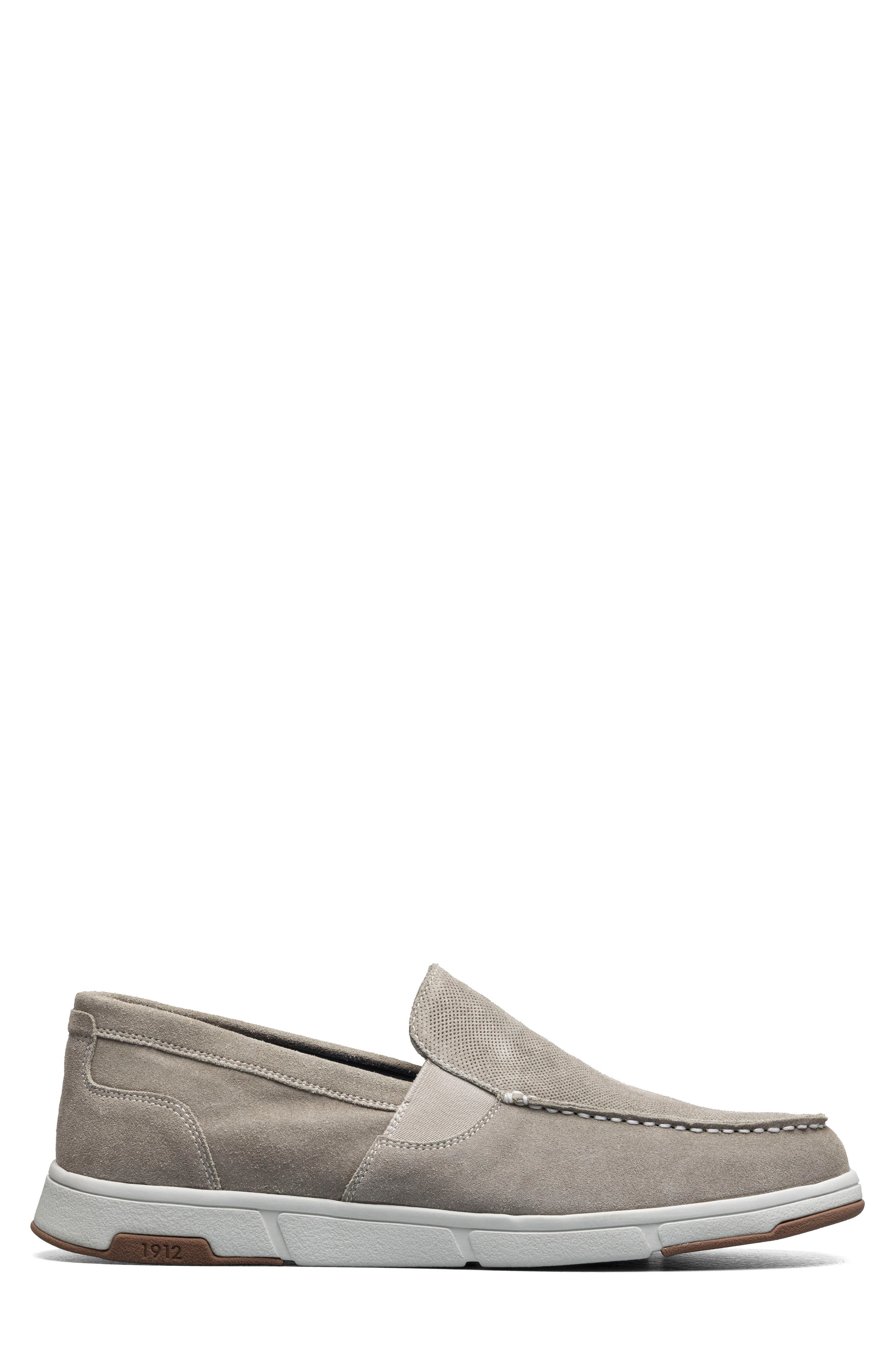 NUNN BUSH Luca Moc Toe Loafer, Alternate, color, Gray