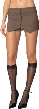 EDIKTED Ellis Buttoned Up Mini Skort