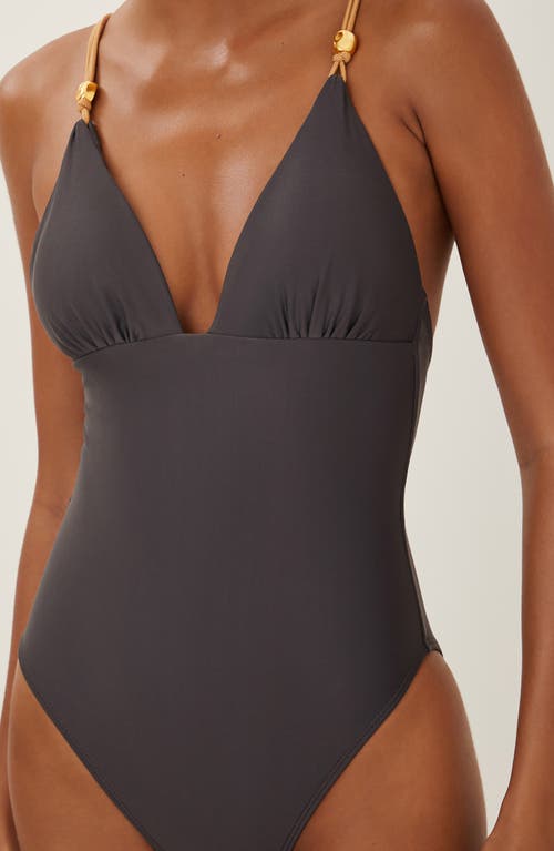 Vix Swimwear Nancy Claire One-piece Swimsuit In Grey