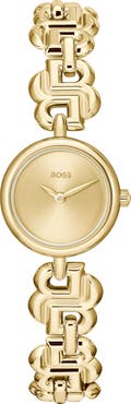 BOSS Double B Dressy Bracelet Watch, 23mm
