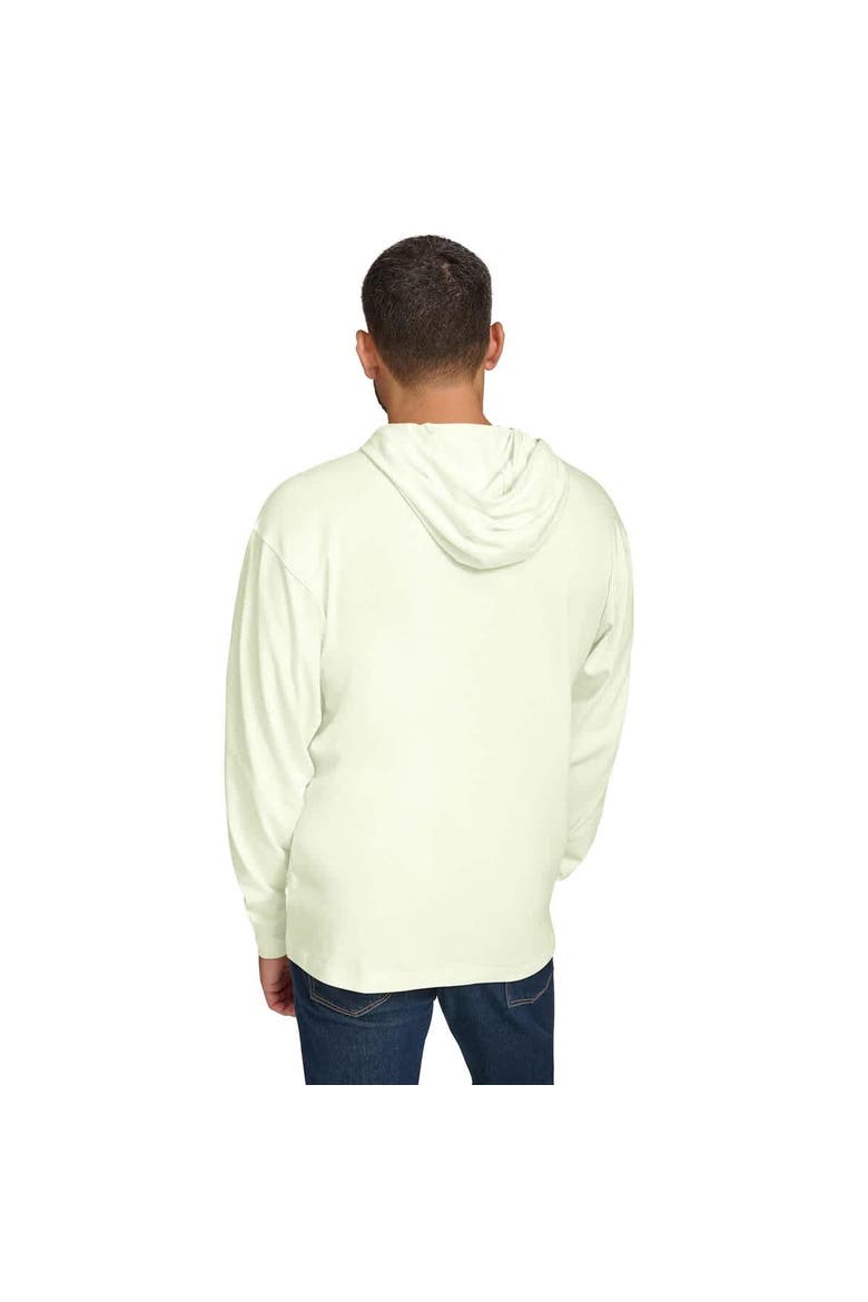 Men's Tommy Jeans Cream New York Knicks Ben Vintage Applique Long Sleeve Hoodie T-Shirt, Alternate, color, Cream