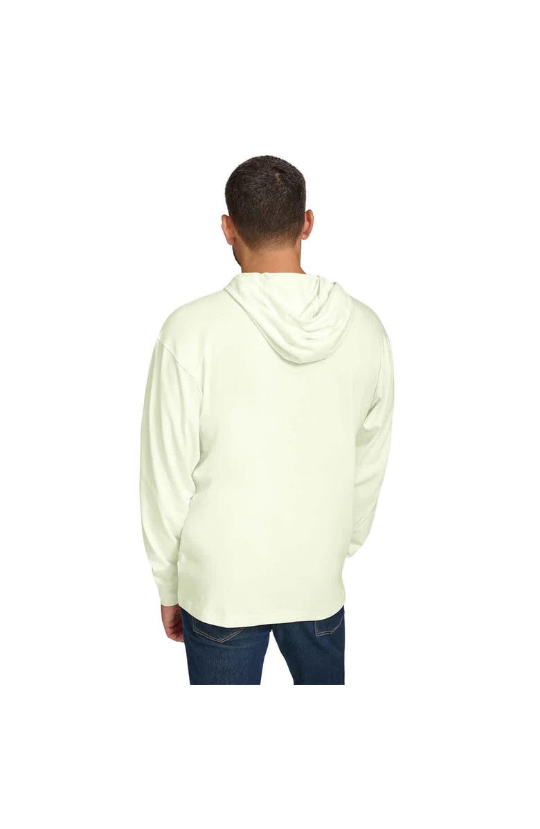 TOMMY JEANS Men's Tommy Jeans Cream New York Knicks Ben Vintage Applique Long Sleeve Hoodie T-Shirt, Alternate, color, Cream