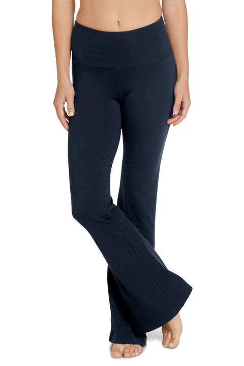 Women's Cotton Stretch Slim Yoga Flare Pant