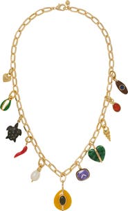 ROXANNE ASSOULIN The Multicharm Chain Necklace